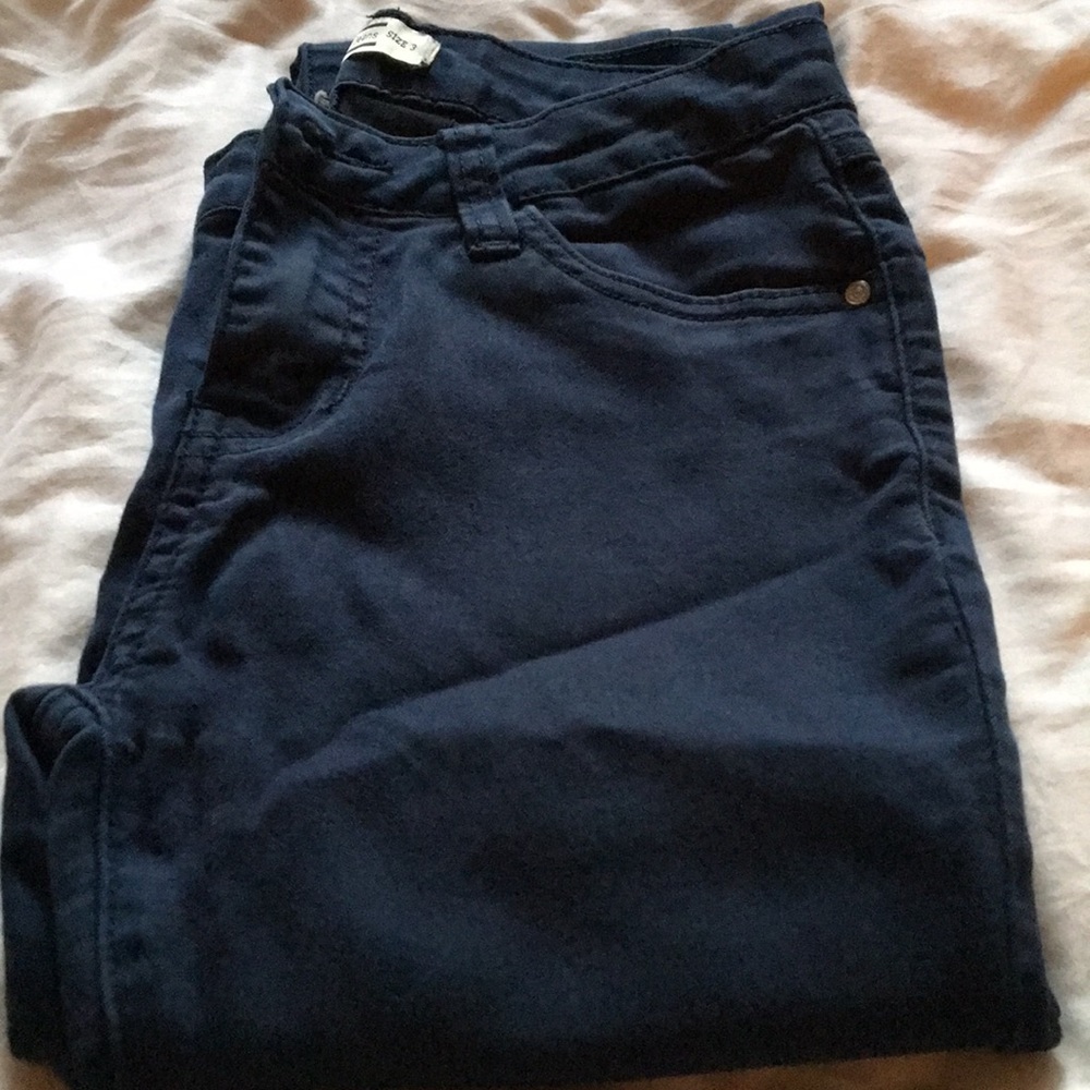 Women’s mid rise blue skinny pants